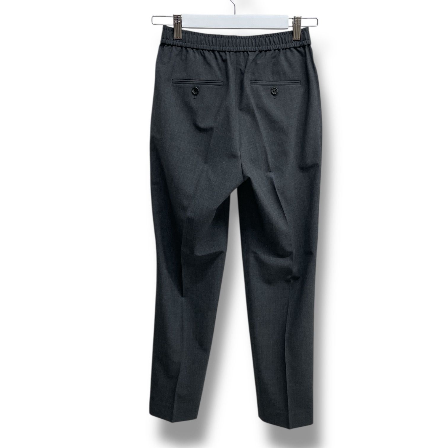 Theory セオリー テーパードパンツ スラックス WOOL TAPER CRP PANT J ウール 2025 AW グレー 灰色 サイズXS レディース 秋 ゴーゴー古着マルイファミリー 21 No.342