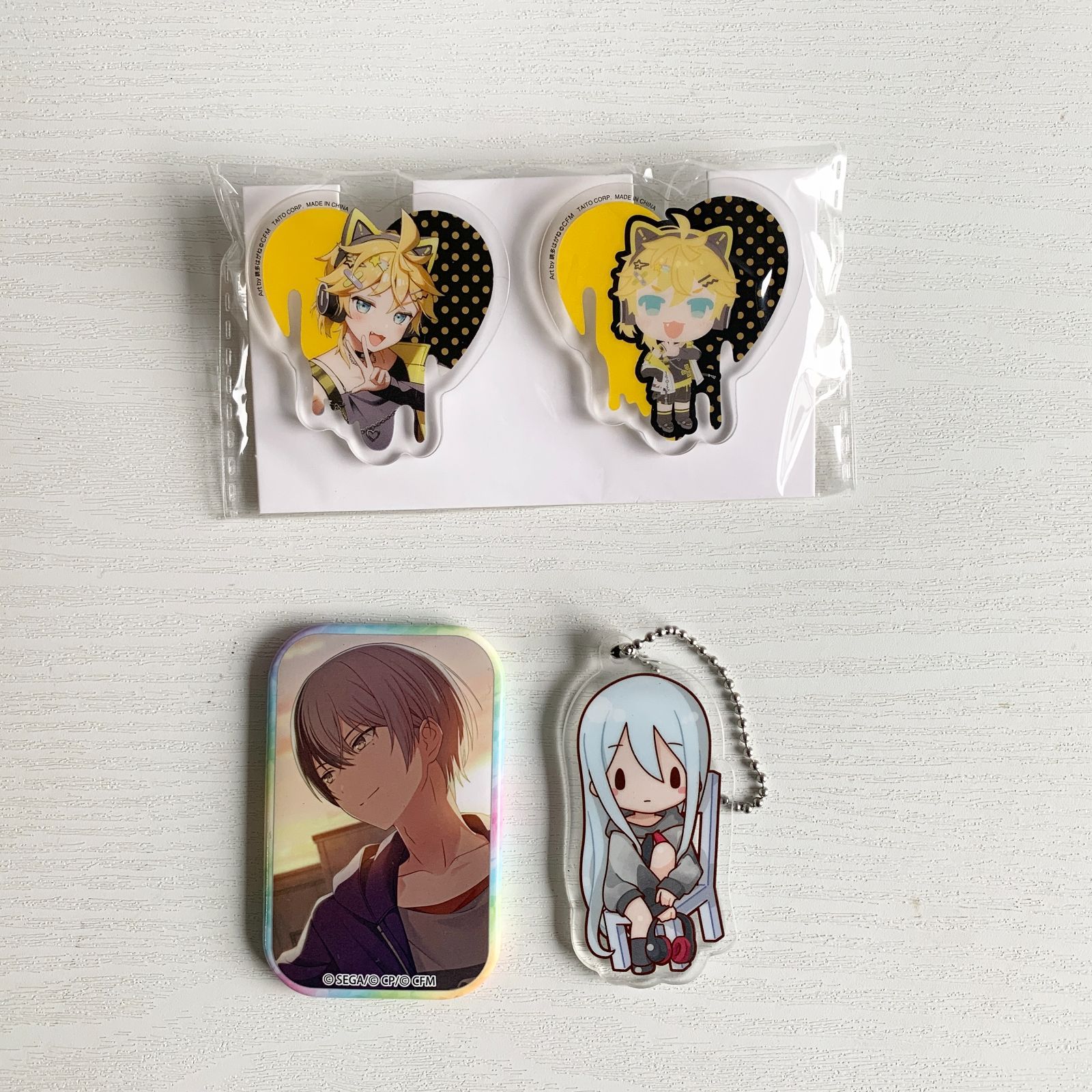 プロジェクトセカイ グッズ セット 缶バッジ アクリルチャーム