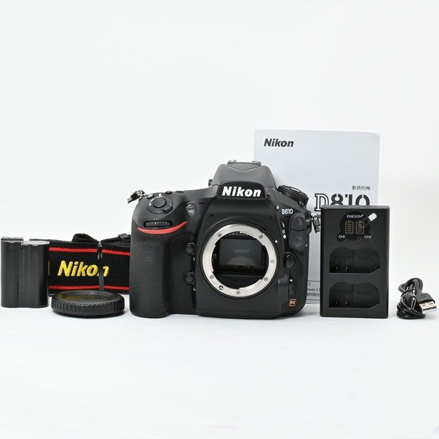 美品＞Nikon D810 ボディ｜シャッター数わずか3489枚｜有効3635万画素