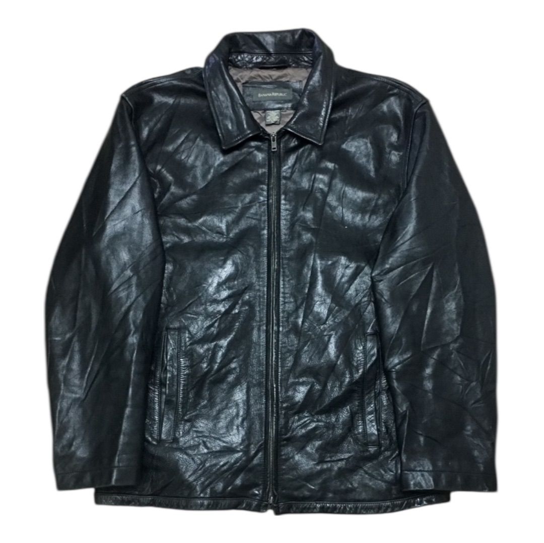 Banana Republic 90s レザージャケット - メルカリ