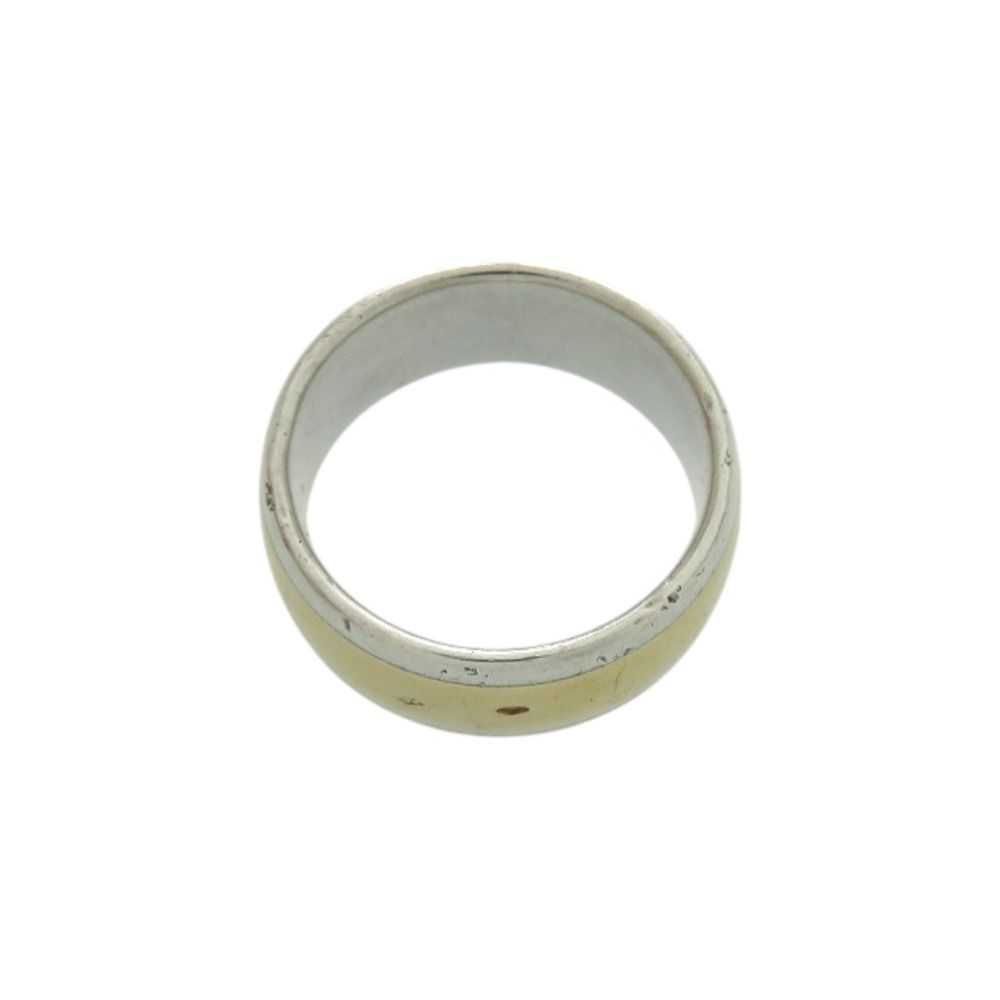  エルメス Hロゴ シルバー925 K 18イエローゴールド サイズ58 シルバー 銀 リング 指輪 1633 HERMES その他 アクセサリー