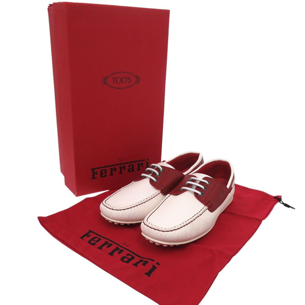新品同様 トッズ for Ferrari フェラーリ ドライビングシューズ