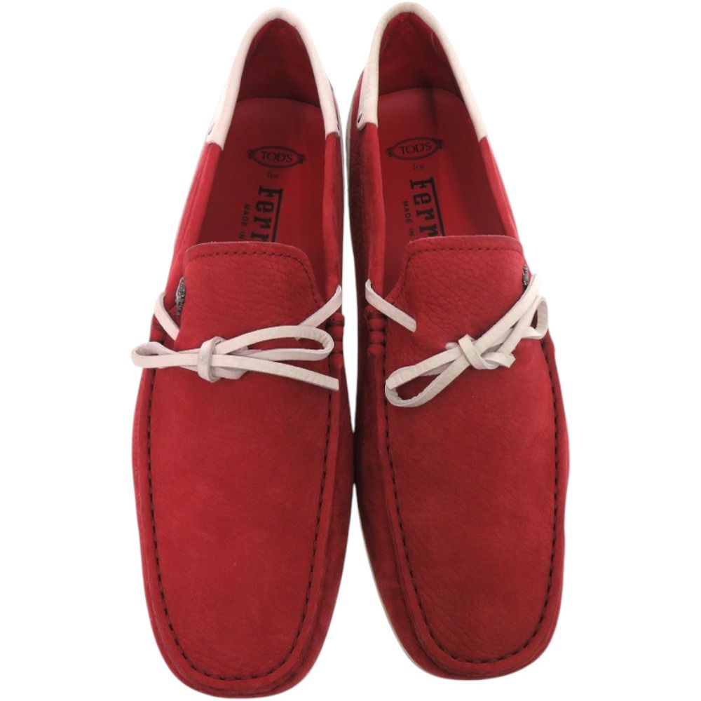 未使用品 トッズ for Ferrari フェラーリ デッキシューズ モカシン