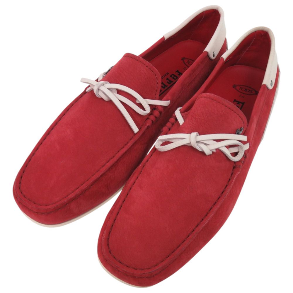 未使用品 トッズ for Ferrari フェラーリ デッキシューズ モカシン