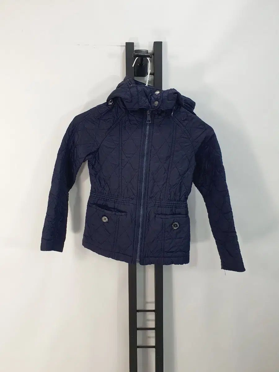 バーバリー キッズ キルティング ジャケット ネイビー 8 y