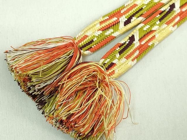  上 有職組紐道明 帯締め 変り貝の口組 宮内庁御用 国立博物館御用 東京芸術大学御用 kh 6 その他 和装小物