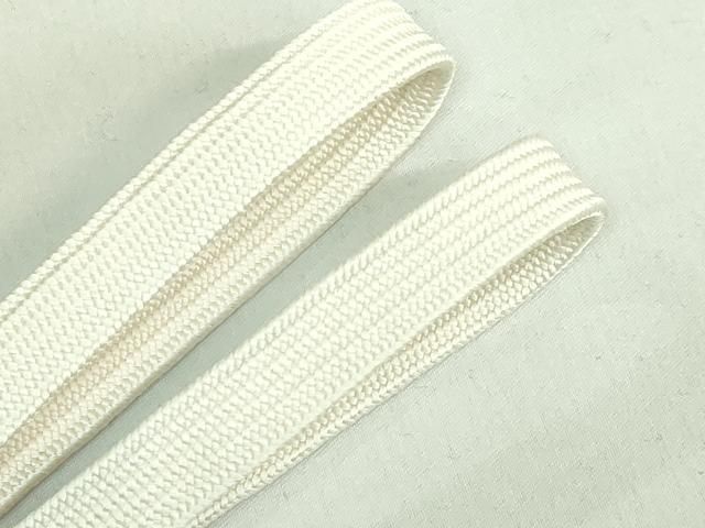 上 有職組紐道明 帯締め 高麗組 白色 宮内庁御用 国立博物館御用 東京芸術大学御用 kh 6