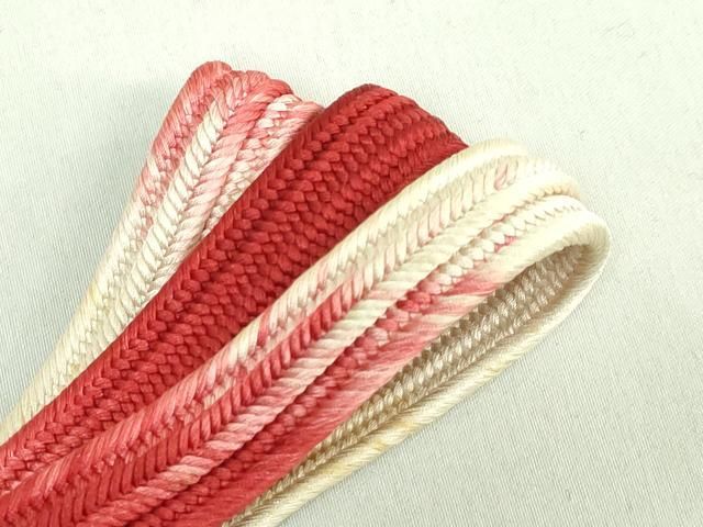 上 有職組紐道明 帯締め 畝組 大暈 宮内庁御用 国立博物館御用 東京芸術大学御用 kh 6