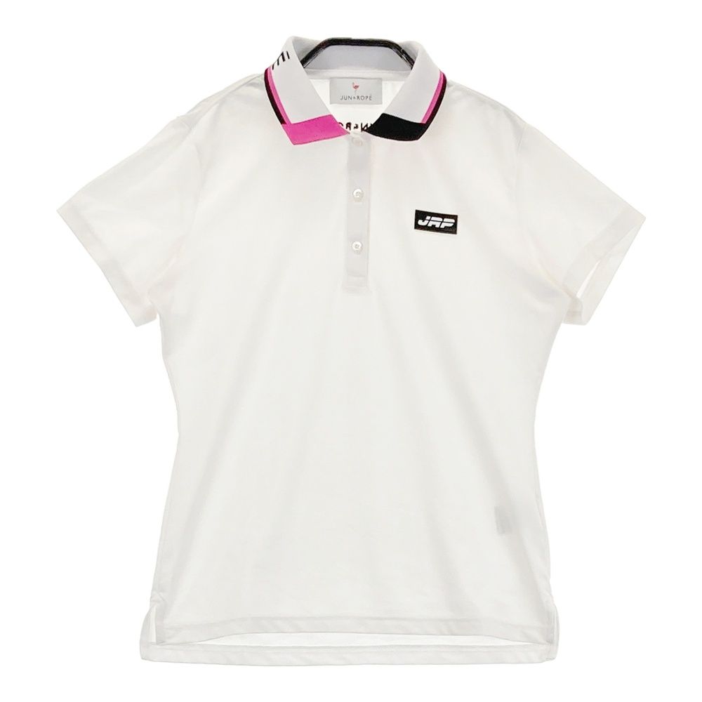 サイズ：S JUN&ROPE ジュン アンド ロペ 半袖ポロシャツ ホワイト系