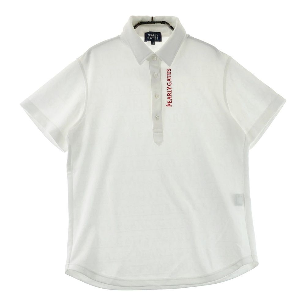 サイズ：2 PEARLY GATES パーリーゲイツ 半袖ポロシャツ ホワイト系