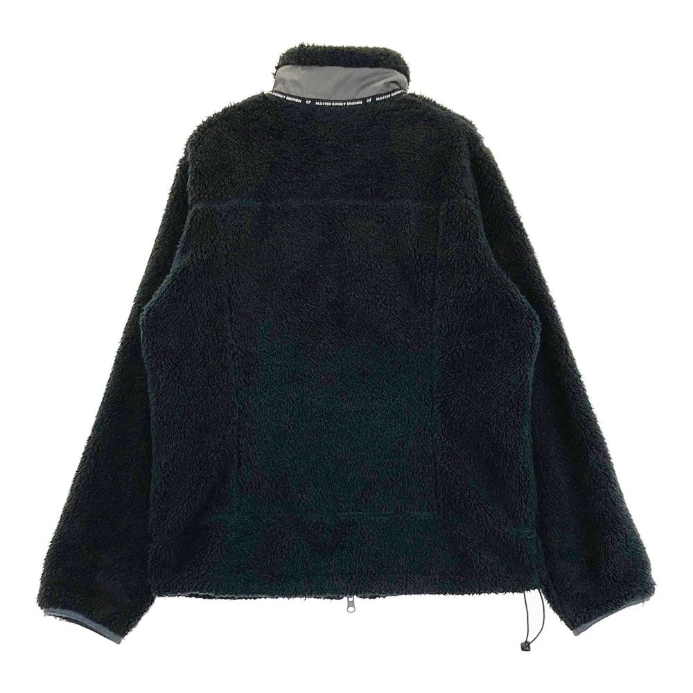 サイズ 0 MASTER BUNNY EDITION マスターバニーエディション リバーシブル ボア ジップジャケット ブラック系 ゴルフウェア レディース ストスト