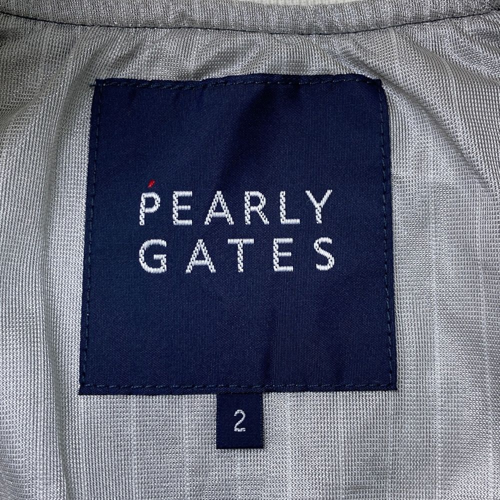サイズ：2 PEARLY GATES パーリーゲイツ 蓄熱 ジップジャケット グレン