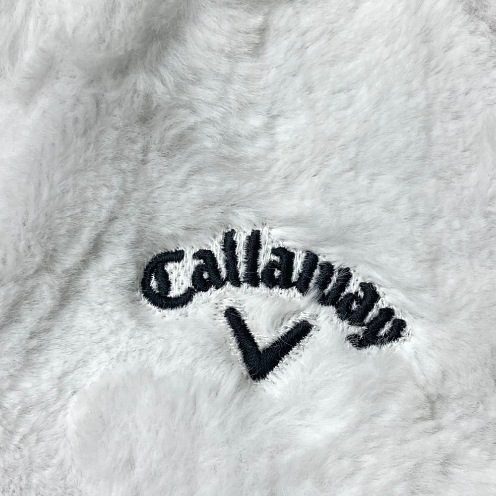 サイズ：LL CALLAWAY キャロウェイ 2022年 ボア ジップベスト ホワイト