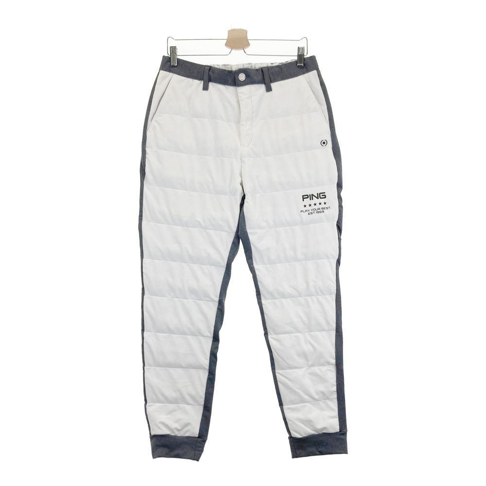 サイズ LL PING ピン モデル 切替 中綿パンツ ホワイト系 ゴルフウェア メンズ ストスト