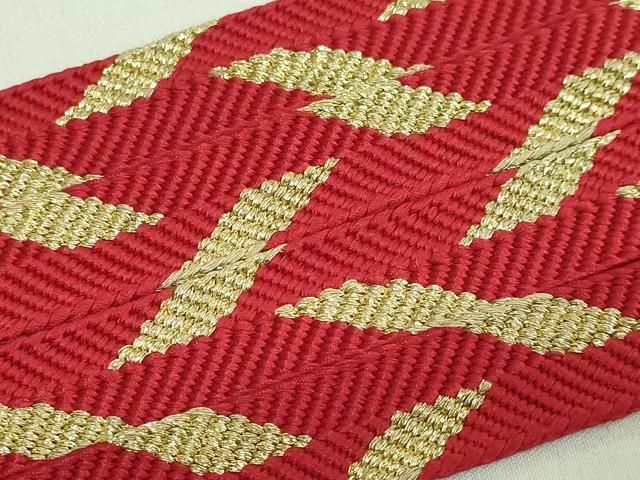 平和屋本店●極上　有職組紐道明　帯締め　笹浪組　金糸　宮内庁御用　国立博物館御用　東京芸術大学御用　逸品　DZAA11540kh6 平和屋本店○極上 有職組紐道明 帯締め 笹浪組 金糸 宮内庁御用 国立