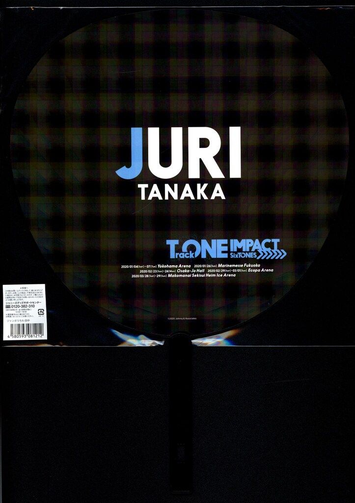 SixTONES 20年 TrackONE-IMPACT- 田中樹 うちわ - メルカリ