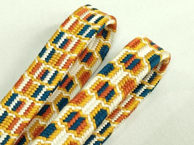 上 有職組紐道明 帯締め 亀甲組 宮内庁御用 国立博物館御用 東京芸術大学御用 kh 6