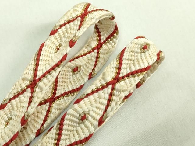 平和屋本店○極上 有職組紐道明 帯締め 唐組 金糸 宮内庁御用 国立