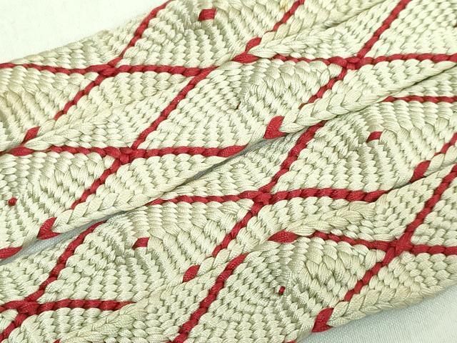 平和屋本店○極上 有職組紐道明 帯締め 唐組 宮内庁御用 国立博物館