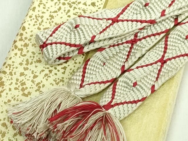 上 有職組紐道明 帯締め 唐組 宮内庁御用 国立博物館御用 東京芸術大学御用 kh 6