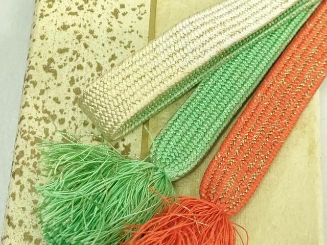 平和屋本店○極上 有職組紐道明 帯締め 高麗組 金糸 宮内庁御用 国立