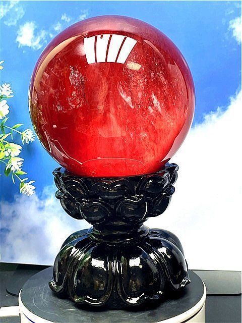 約:141mm重さ約:3740g超綺麗☆赤水晶丸玉B87E1/162E15A - メルカリ