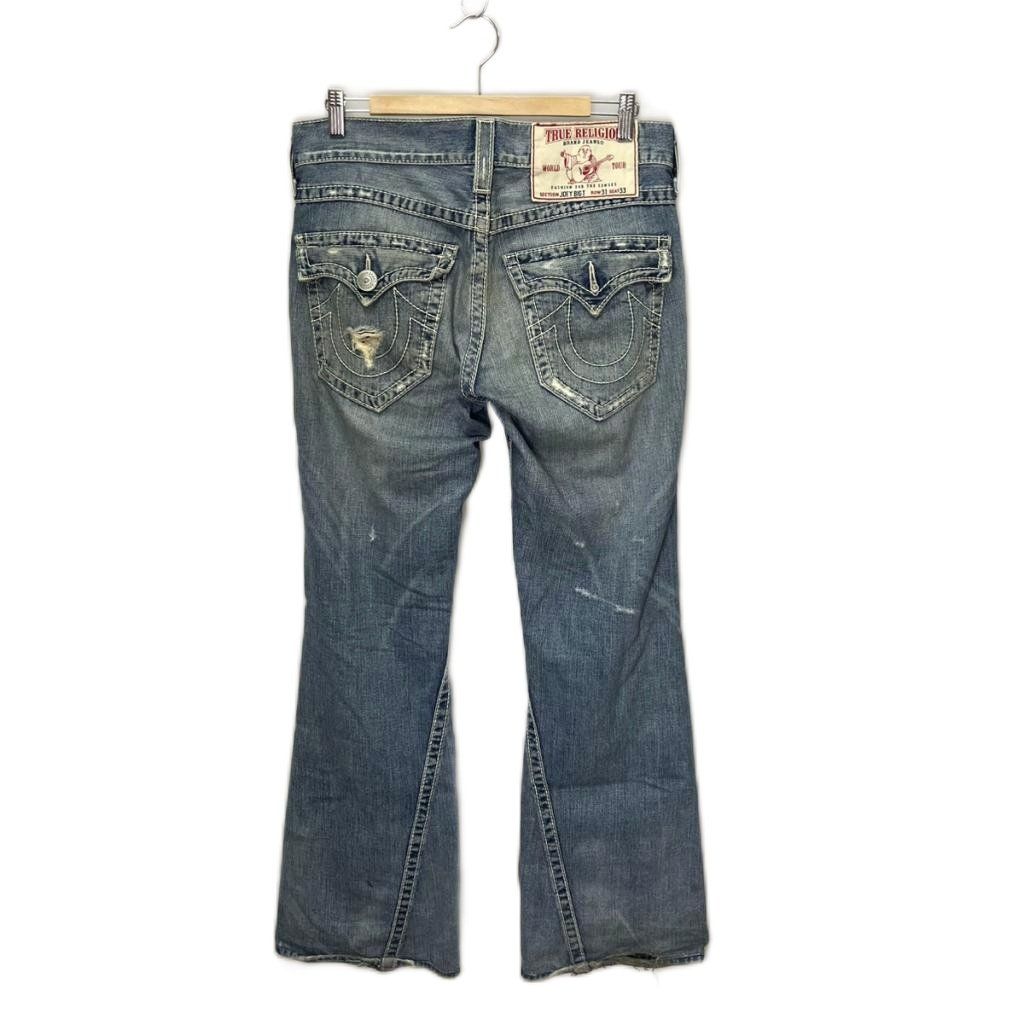 TRUE RELIGION USA フレアデニム 美品 JOEY BIG T TRUE RELIGION JOEY BIG T フレアデニム ダメージ W28 - メルカリ