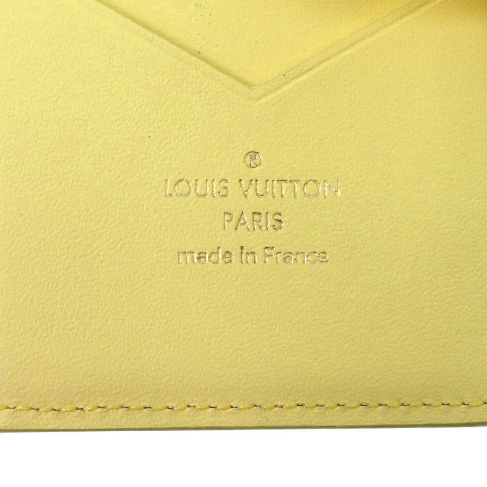 美品 ルイ ヴィトン LV ヴェルティカル ウォレットコンパクト