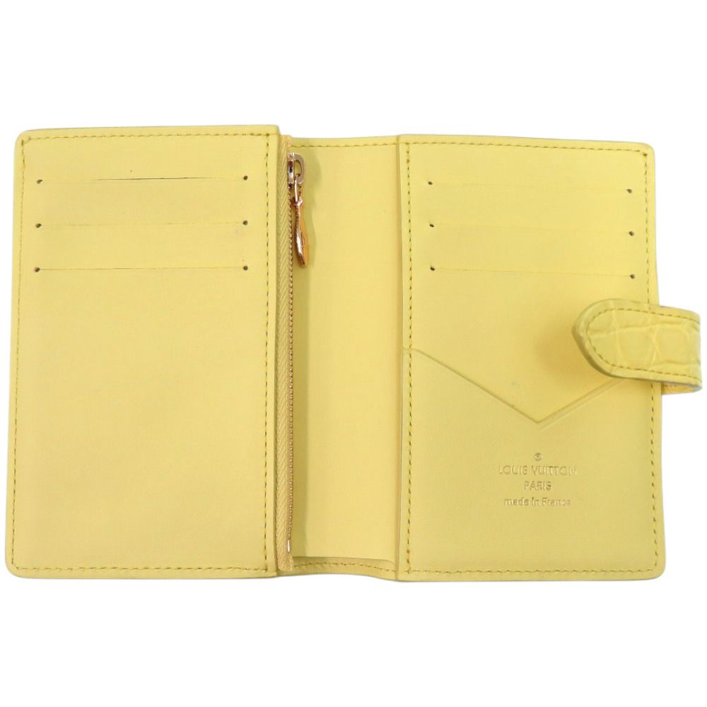 美品 ルイ ヴィトン LV ヴェルティカル ウォレットコンパクト