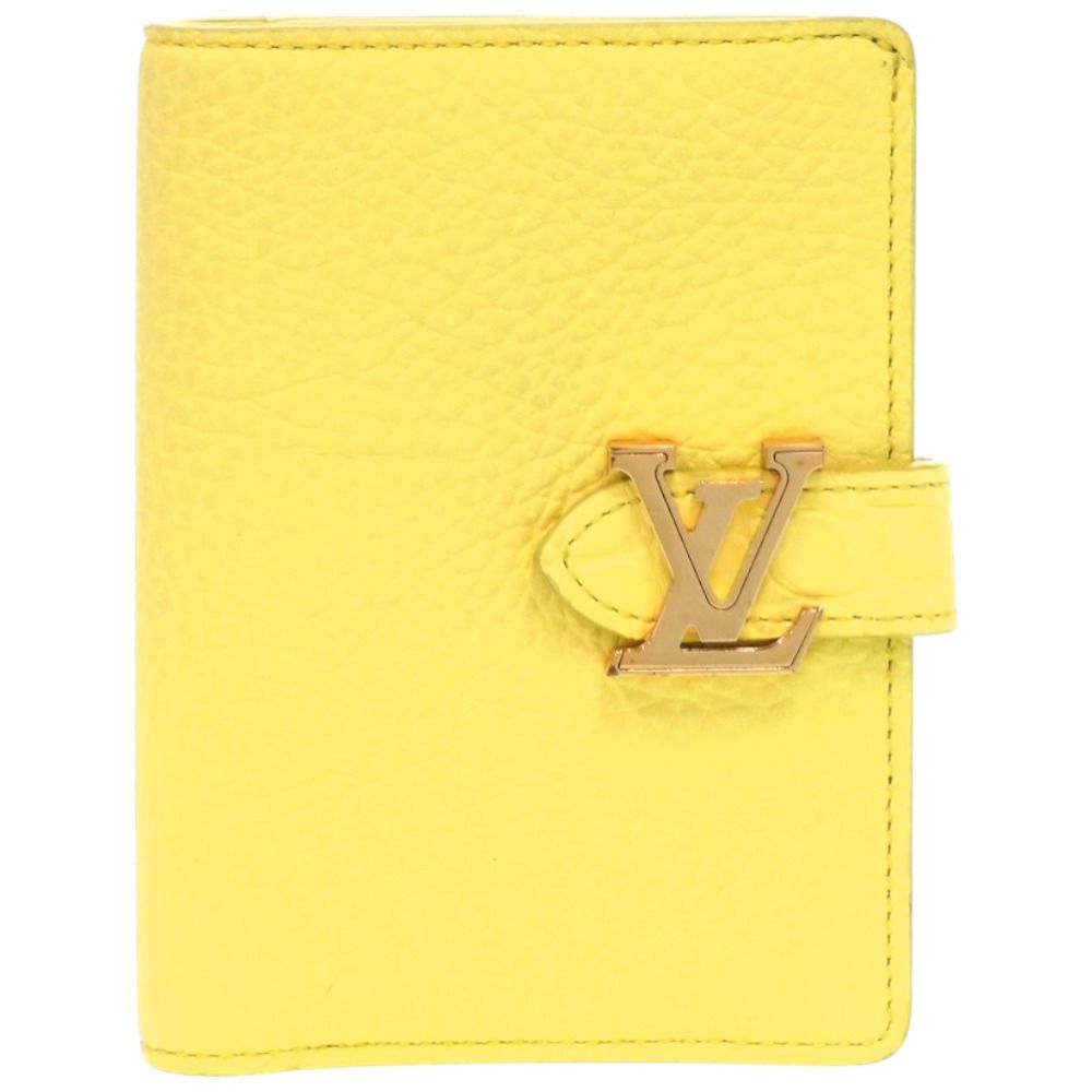 美品 ルイ ヴィトン LV ヴェルティカル ウォレットコンパクト