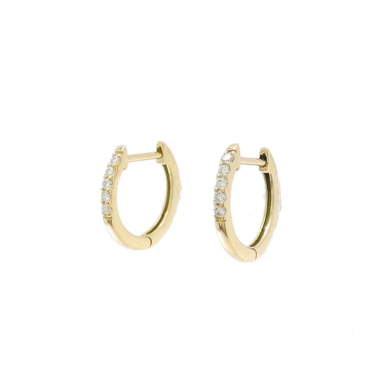 リメイク K 18 YG ダイヤモンド ピアス 0 10 CT