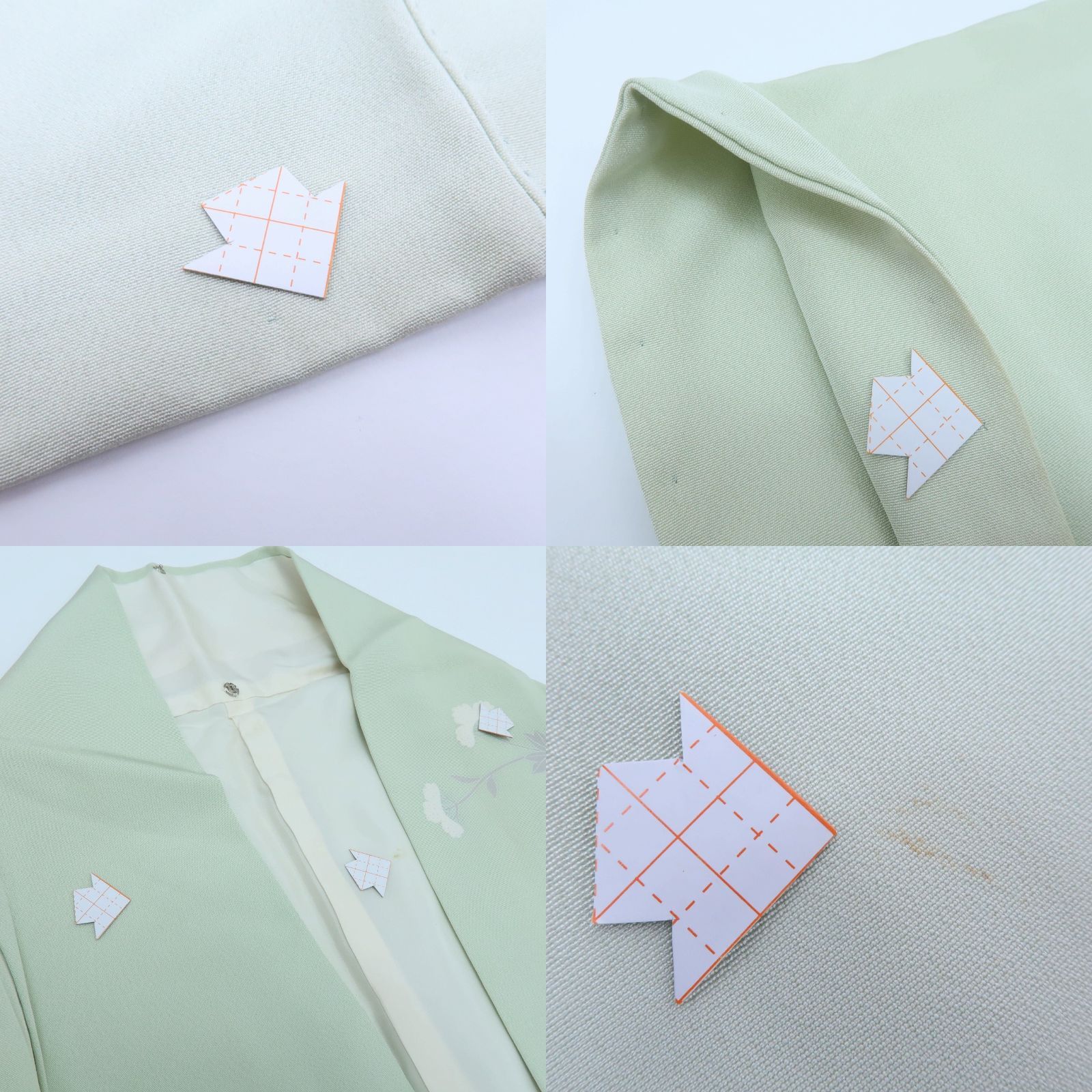 百華❀Y4211◇トールサイズ 正絹 手縫い仕立て 訪問着 着物 単品