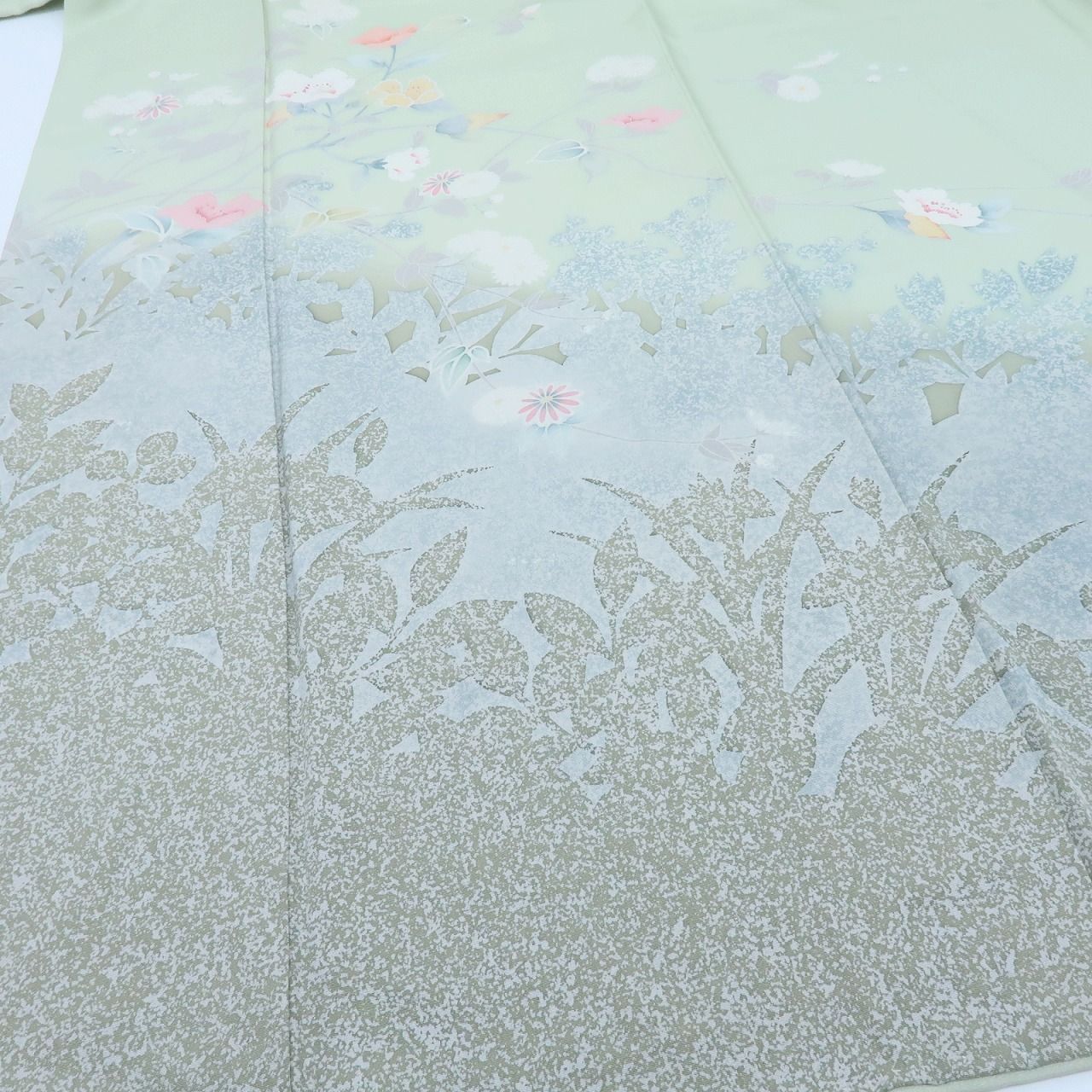 百華❀Y4211◇トールサイズ 正絹 手縫い仕立て 訪問着 着物 単品 百華❀Y4211◇トールサイズ 正絹 手縫い仕立て 訪問着 着物 単品