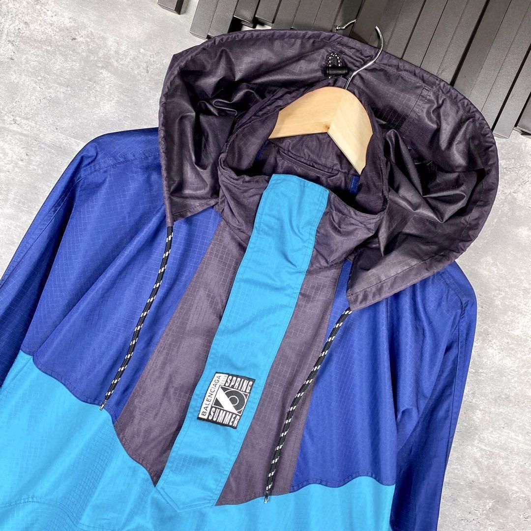 BALENCIAGAバレンシアガ　ナイロンジャケット BALENCIAGA】バレンシアガ『ロゴプリント トラックナイロンジャケット