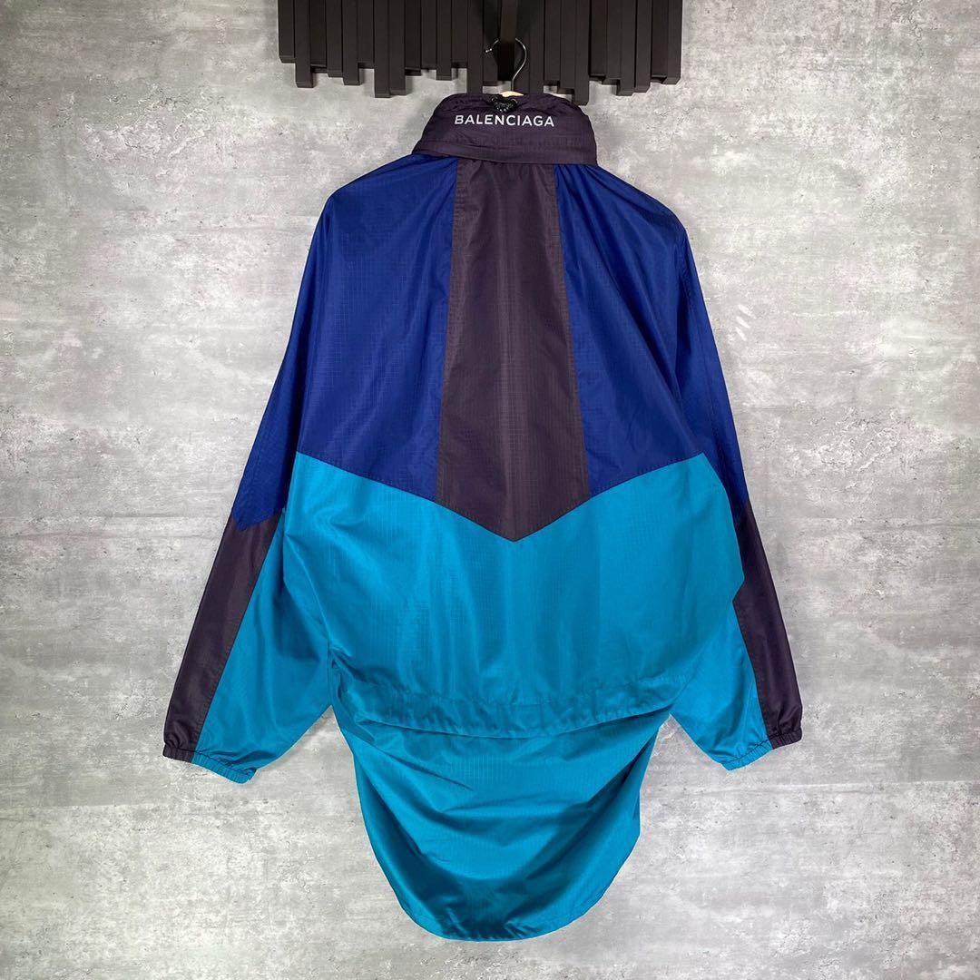 BALENCIAGAバレンシアガ　ナイロンジャケット BALENCIAGA』バレンシアガ (44) ダブルヘムウインドブレーカー