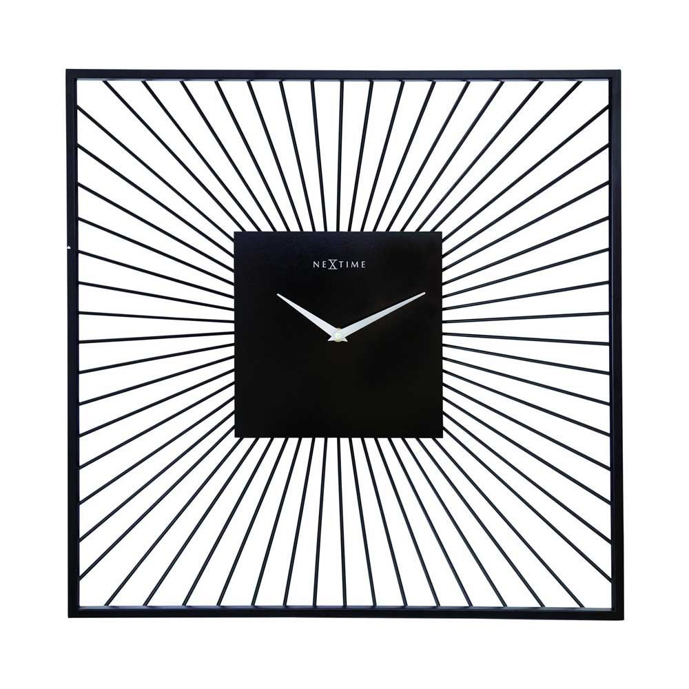 壁時計 掛時計 NEXTIME ネクスタイム ウォールクロック Vasco Square 重量3 Kg NXT 3303 ZW STANDARD COLLECTION