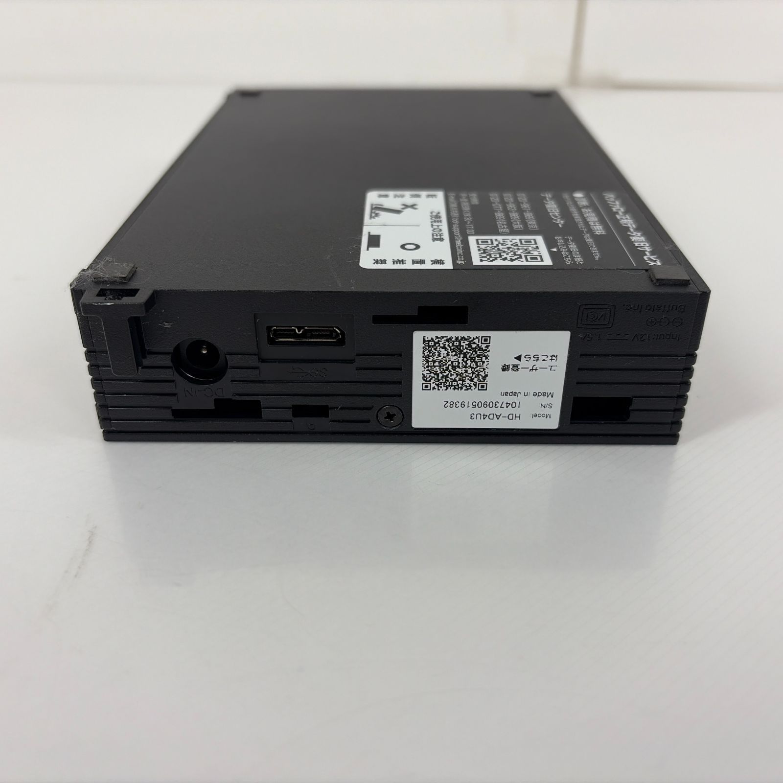 【中古品】Buffalo 外付けHDD（4TB）HD-AD4U3 中古・美品】BUFFALO HD-AD4U3 4TB 外付けハードディスク - メルカリ