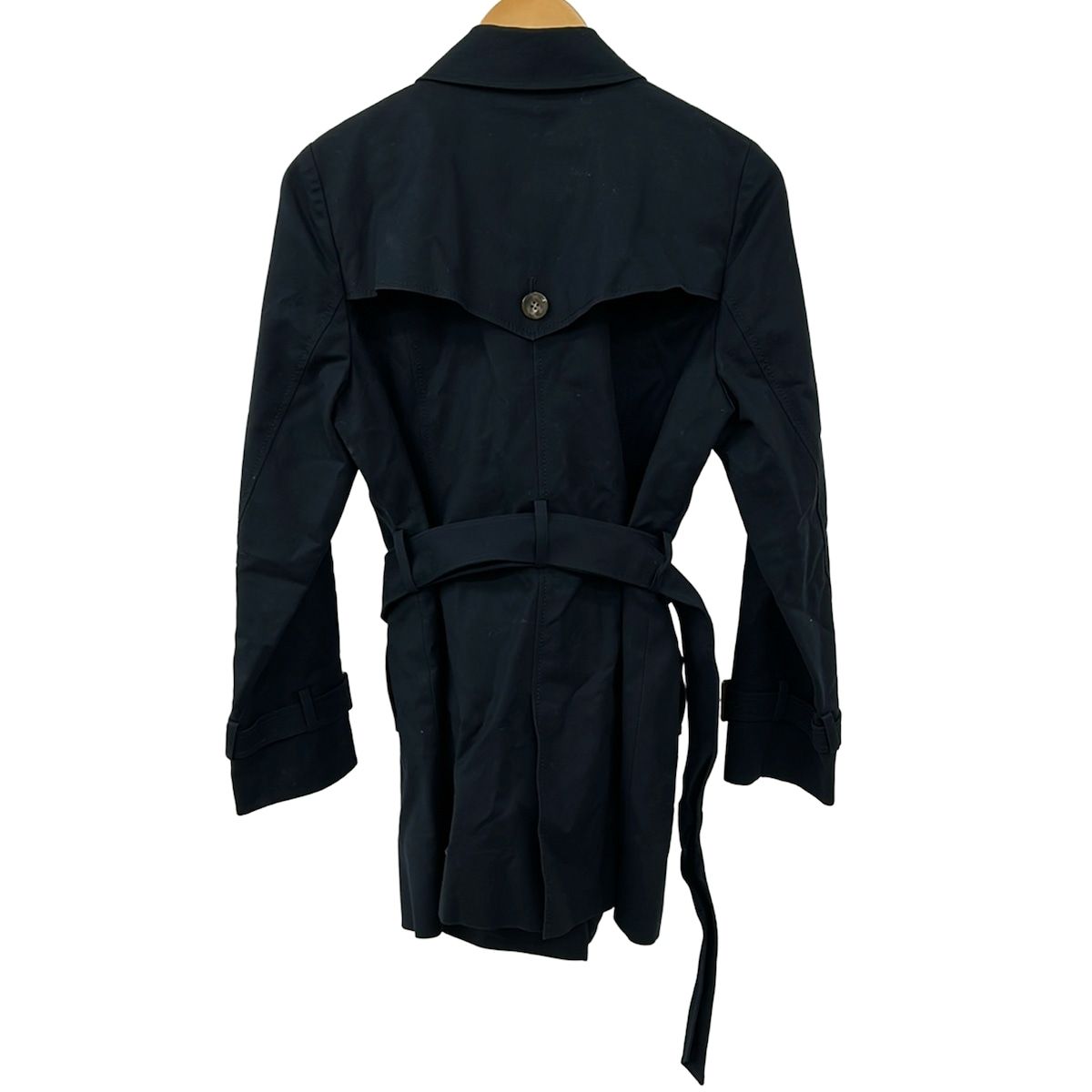 Leilian レリアン コート サイズ11 M レディース - ダークネイビー 長袖 ショート丈 春 秋