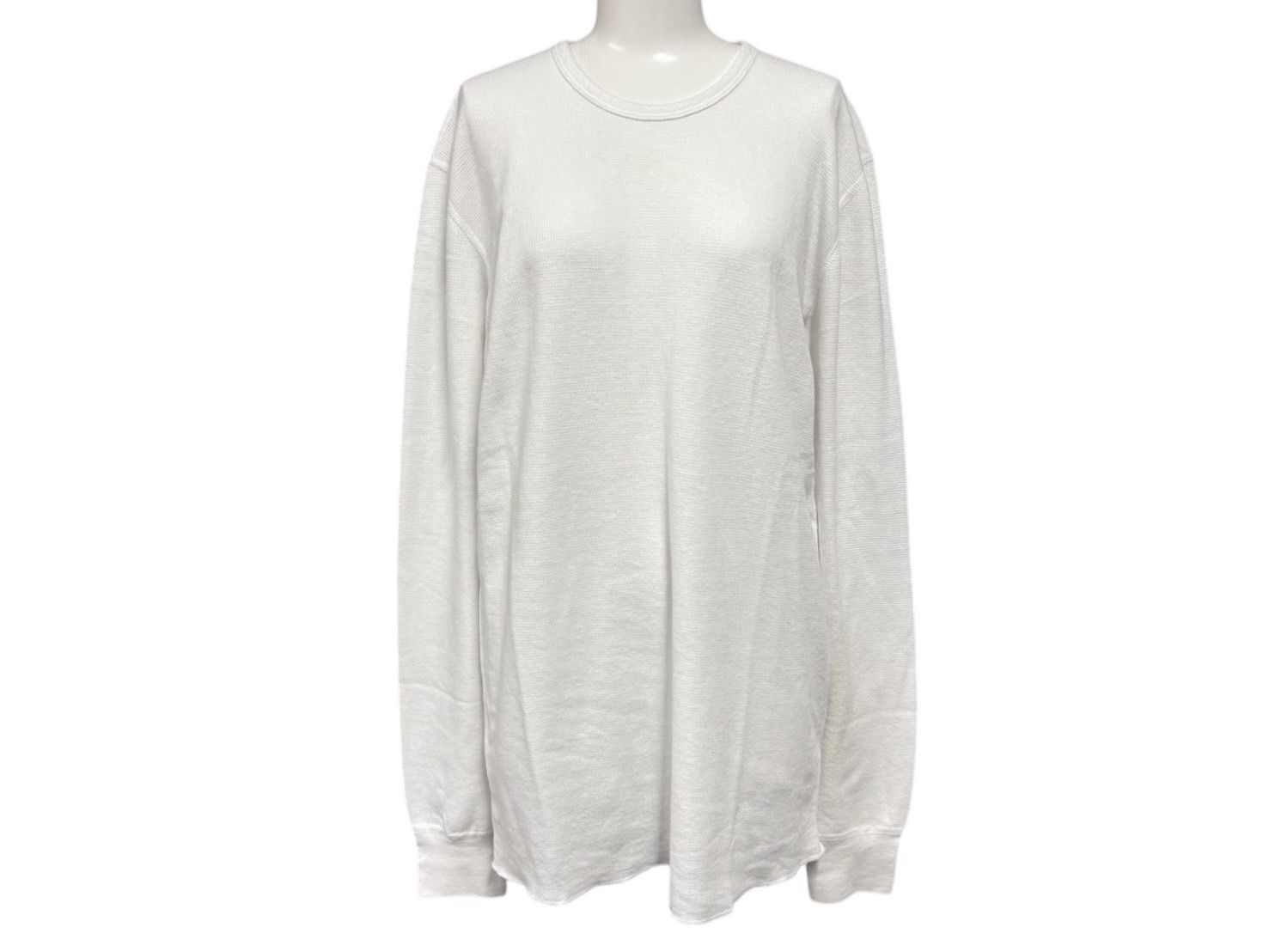 CHROME HEARTS×ROLLING STONES Thermal クロムハーツ ローリング ストーンズ コラボ サーマル 長袖Ｔシャツ ホワイト サイズ L 4 b 010409