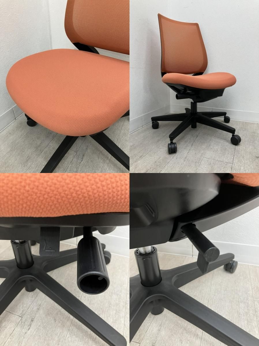  アウトレット品 コクヨ ミトラ2チェア C04 B100MW オレンジ 小型チェア オフィスチェア ワークチェア 椅子 チェア