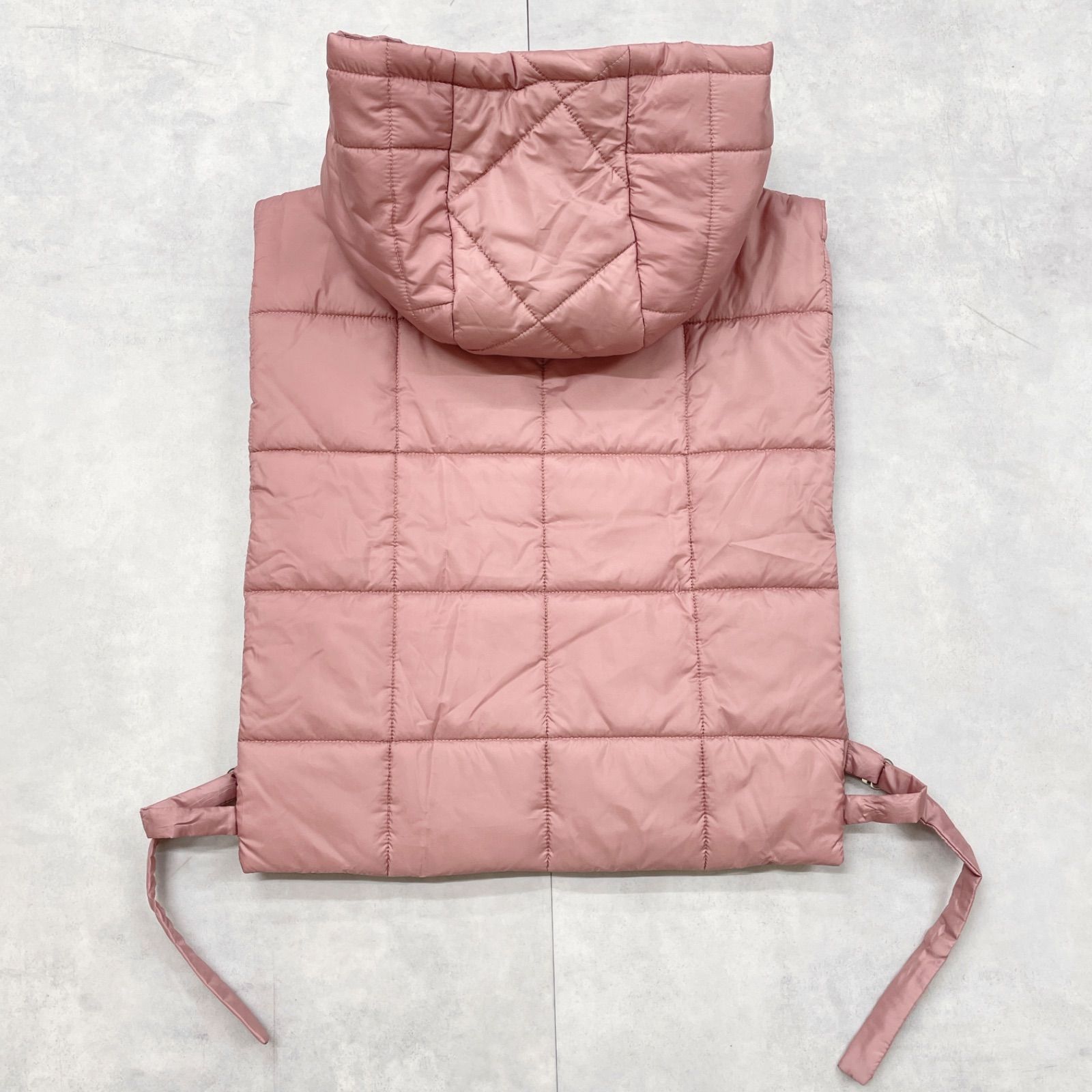 MARELLA マレーラ 中綿ベスト フード キルティング ポリエステル ピンク レディース