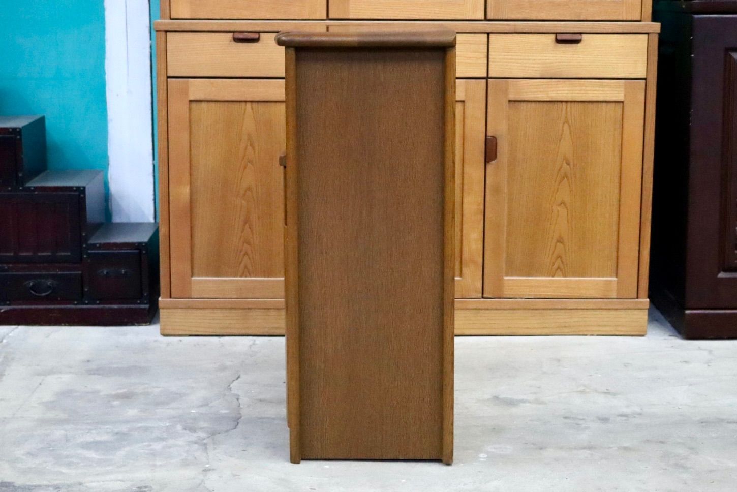 GMIH343○浜本工芸 / HAMAMOTO電話台 TELBOX キャビネット 棚 サイド