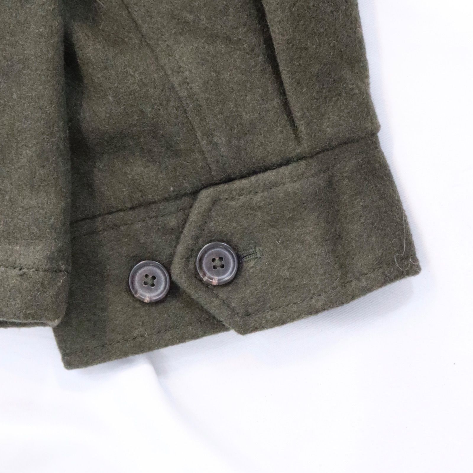 90s Ralph Lauren ウール スポーツジャケット 表記S M〜L相当 90s RalphLauren ウールスポーツジャケット エルボーパッチ 黒 L