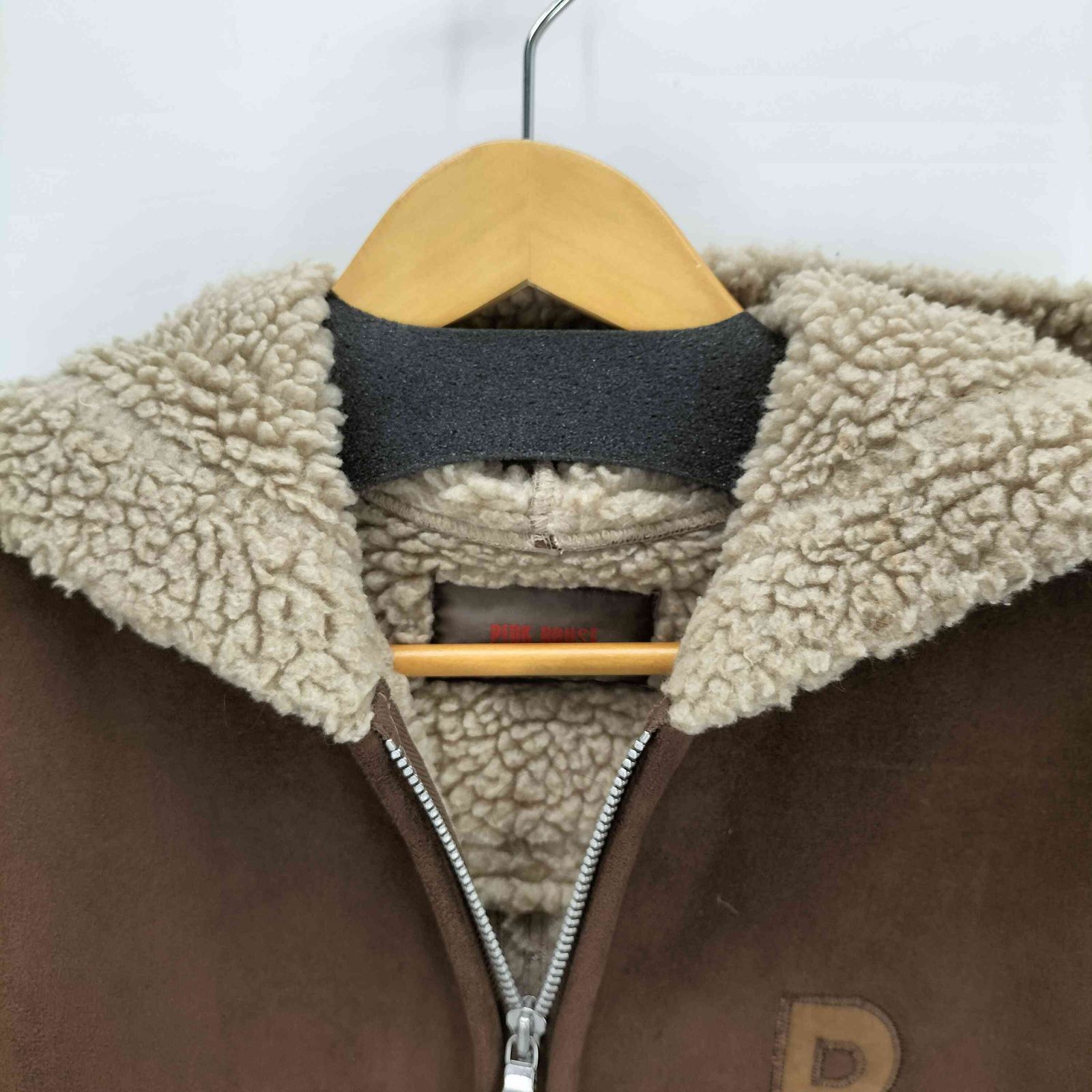 フーデッドムートンジャケット レディース