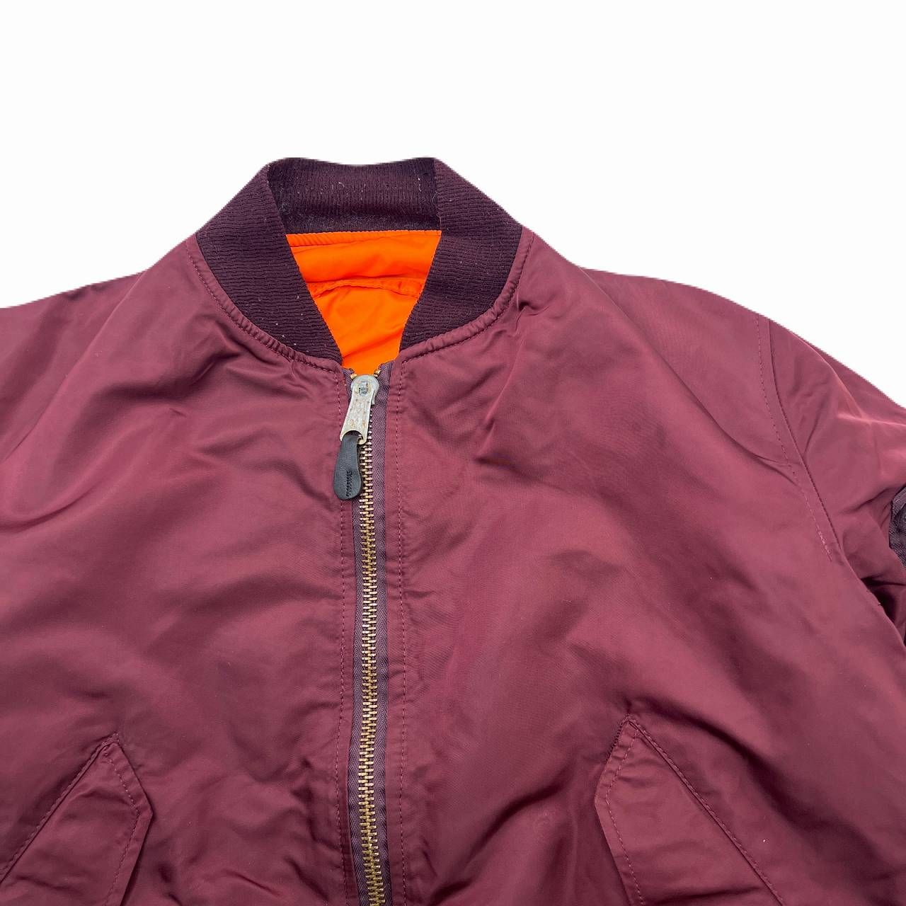 USA製 ALPHA INDUSTRIES MA-1 MIL-J-82790J フライトジャケット エンジ