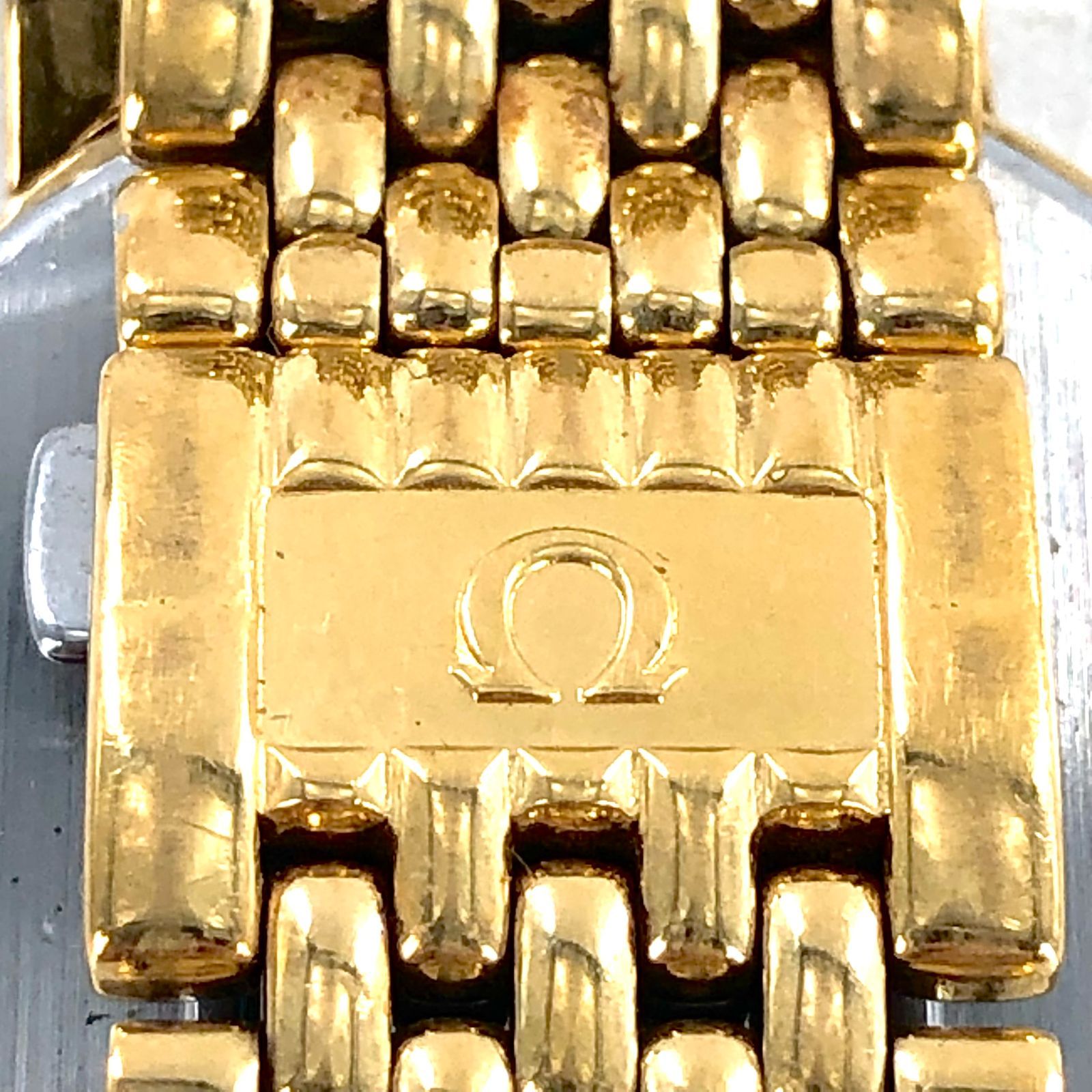 ゴールド文字盤 メンズ腕時計