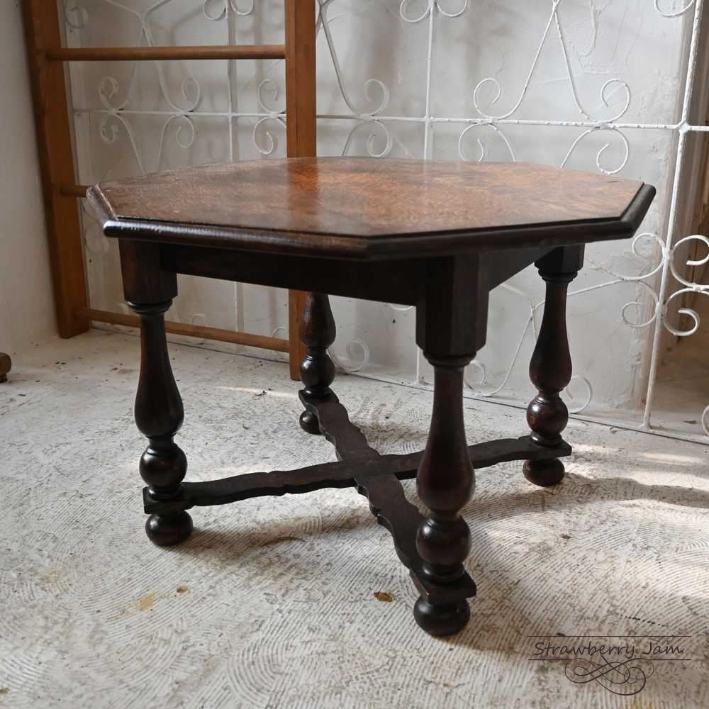 IFU-416 英国アンティーク オーク コーヒーテーブル サイドテーブル