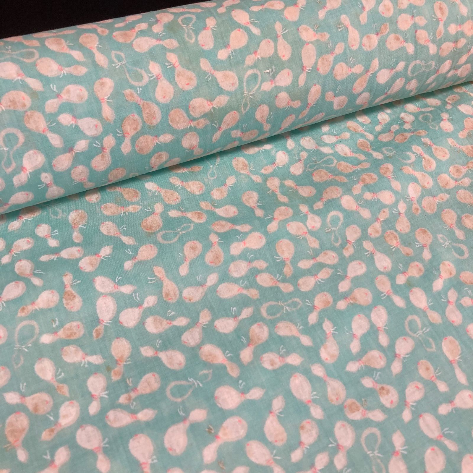  着物と帯オレンジ y 167◾️ モス襦袢反物8点◾️ その他襦袢 長襦袢 半襦袢