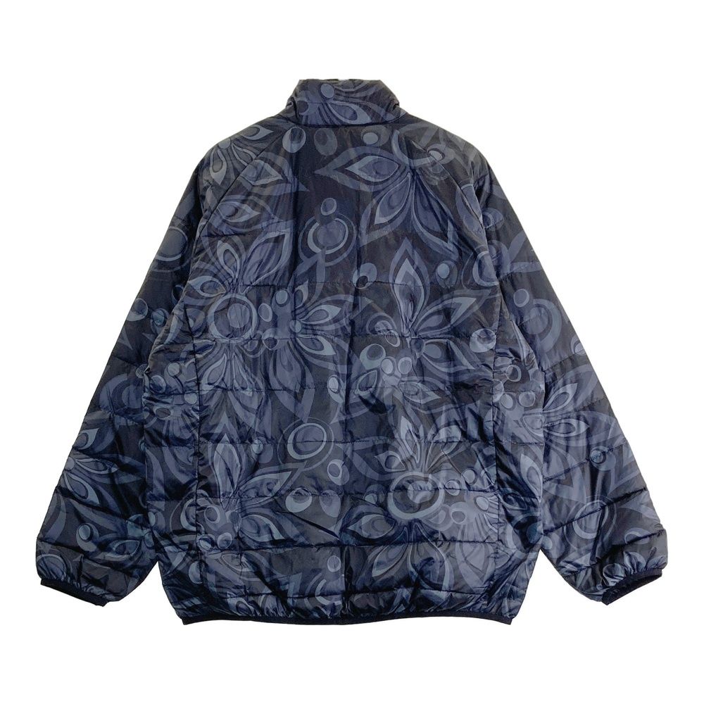 サイズ XXL LOUD MOUTH ラウドマウス 長袖ダウンジャケット シャガデリック柄 ブラック系 ゴルフウェア メンズ ストスト