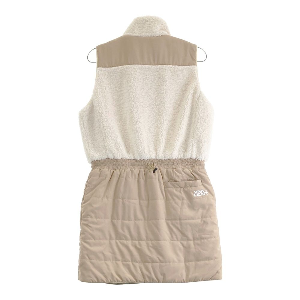 サイズ：42 VIVA HEART ビバハート ボア切替 中綿ジップワンピース